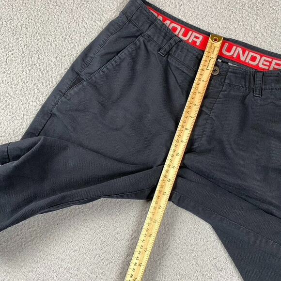 Under Armour Micro Corduroy Chino Pants Men's 36x32 Navy Athletic Golf Causal - Picture 4 of 10